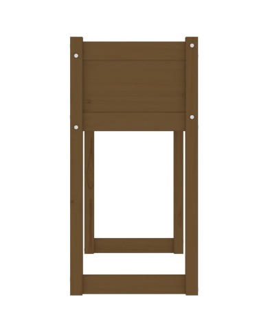 Jardinière Marron miel 78x40x81 cm Bois massif de pin