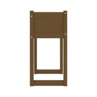 Jardinière Marron miel 78x40x81 cm Bois massif de pin