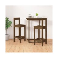 Chaises de bar 2 pcs Marron miel 40x41,5x112 cm Pin solide