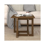 Table basse Marron miel 50x50x45 cm Bois massif de pin
