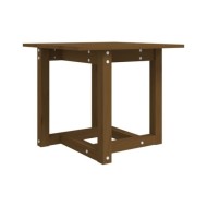 Table basse Marron miel 50x50x45 cm Bois massif de pin