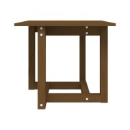 Table basse Marron miel 50x50x45 cm Bois massif de pin
