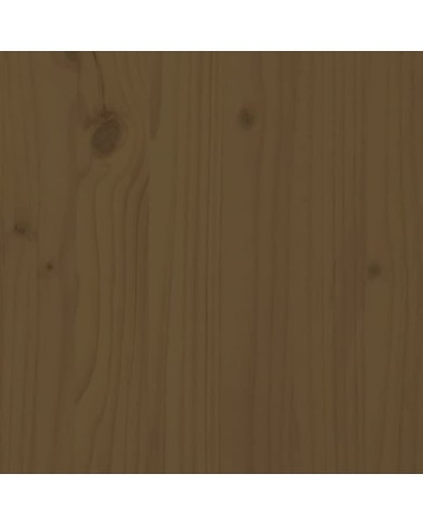 Table basse Marron miel 50x50x45 cm Bois massif de pin