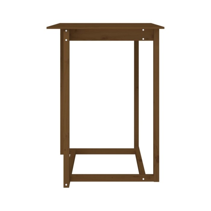 Table de bar Marron miel 80x80x110 cm Bois massif de pin