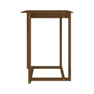 Table de bar Marron miel 80x80x110 cm Bois massif de pin