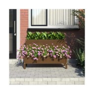 Jardinière Marron miel 110x84x75 cm Bois massif de pin