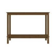 Table console Marron miel 110x40x80 cm Bois massif de pin