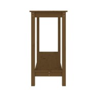 Table console Marron miel 110x40x80 cm Bois massif de pin