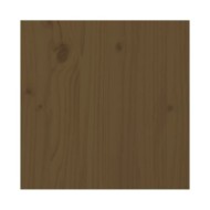 Table console Marron miel 110x40x80 cm Bois massif de pin