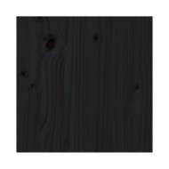 Cache-radiateur Noir 210x21x85 cm Bois massif de pin