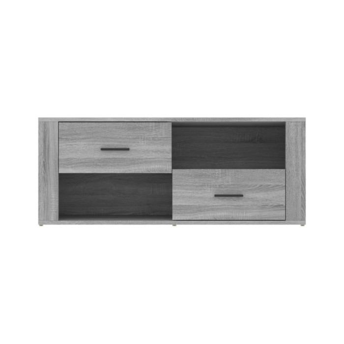 Meuble TV Sonoma gris 100x35x40 cm Bois d'ingénierie
