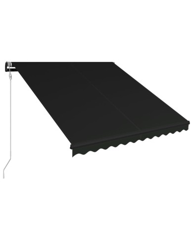 Auvent rétractable automatique 350x250 cm Anthracite