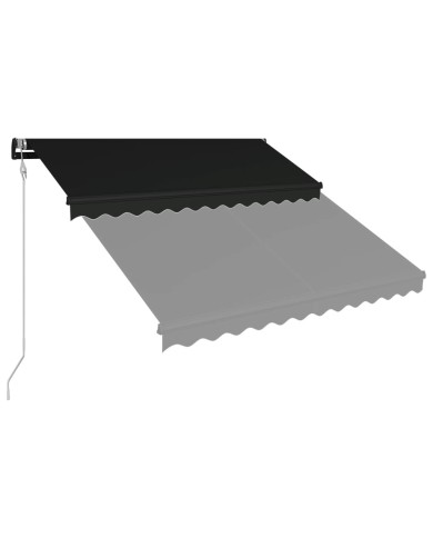 Auvent rétractable automatique 350x250 cm Anthracite