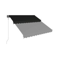 Auvent rétractable automatique 350x250 cm Anthracite