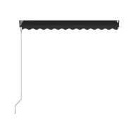Auvent rétractable automatique 350x250 cm Anthracite