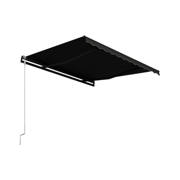 Auvent rétractable automatique 350x250 cm Anthracite