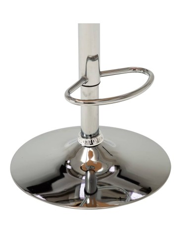 Chaises de bar 2 pcs Noir Bois courbé et similicuir