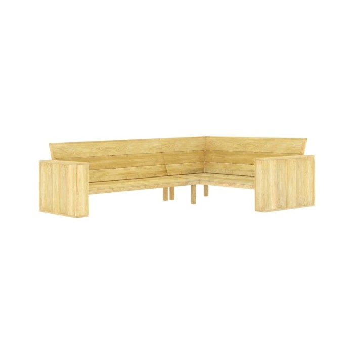 Salon de jardin 2 pcs Bois de pin imprégné