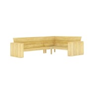 Salon de jardin 2 pcs Bois de pin imprégné
