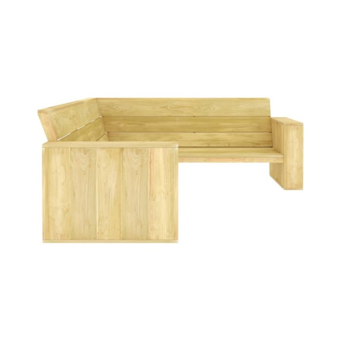 Salon de jardin 2 pcs Bois de pin imprégné