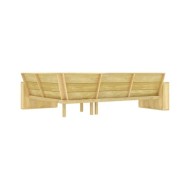 Salon de jardin 2 pcs Bois de pin imprégné