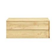 Salon de jardin 2 pcs Bois de pin imprégné