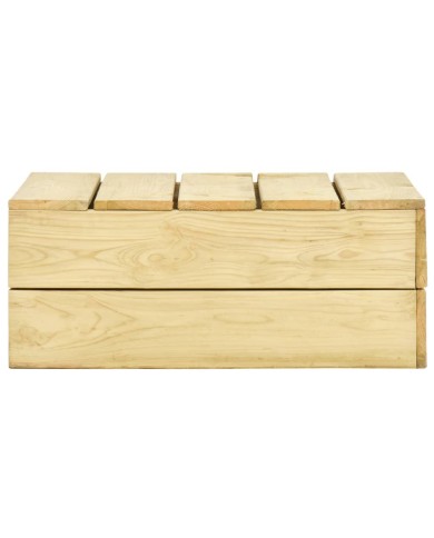 Salon de jardin 2 pcs Bois de pin imprégné