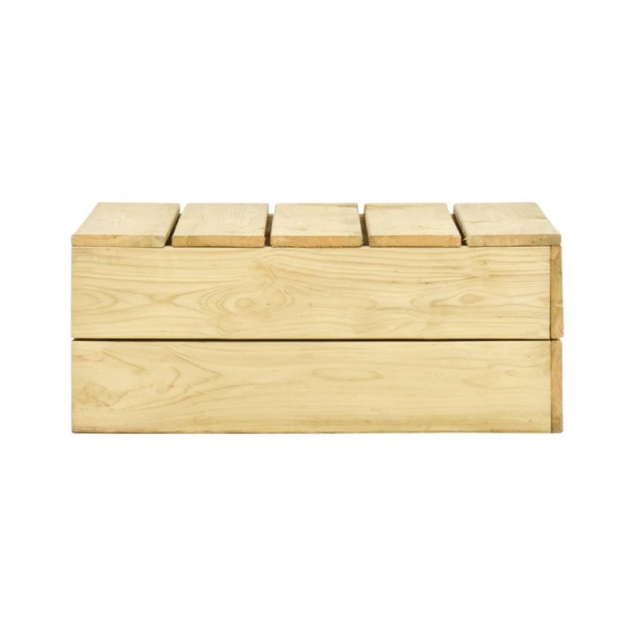 Salon de jardin 2 pcs Bois de pin imprégné