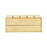 Salon de jardin 2 pcs Bois de pin imprégné