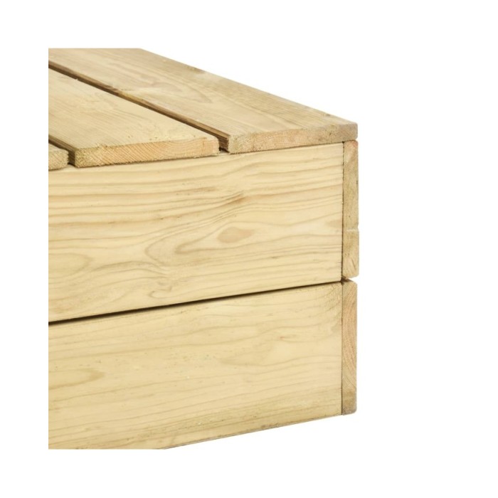 Salon de jardin 2 pcs Bois de pin imprégné