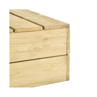 Salon de jardin 2 pcs Bois de pin imprégné