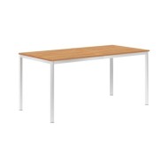 Mobilier à dîner de jardin 5pcs Teck massif et acier inoxydable