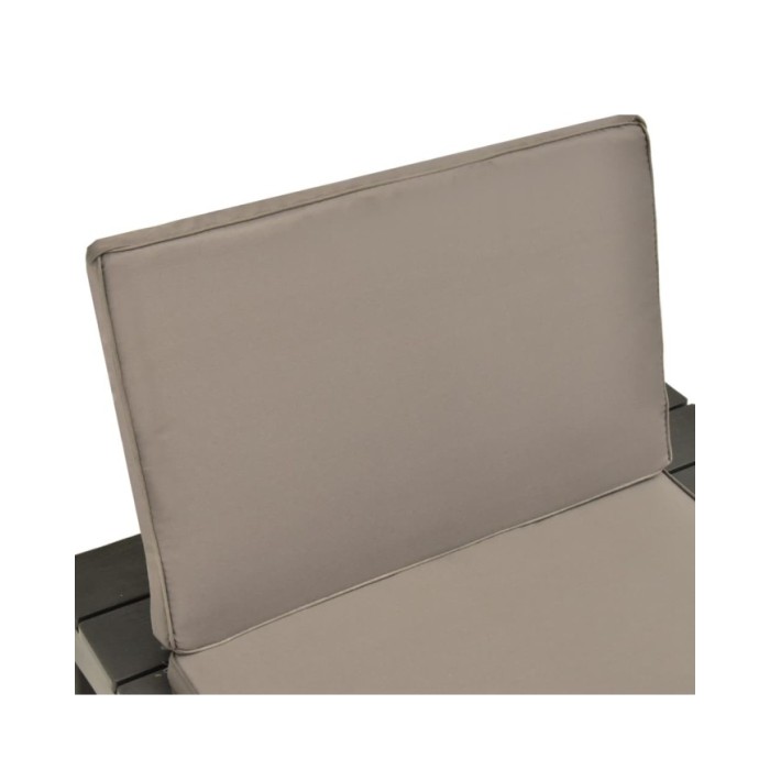 Salon de jardin 5 pcs Plastique Anthracite 
