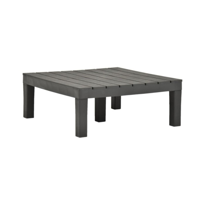 Salon de jardin 5 pcs Plastique Anthracite 