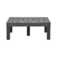 Salon de jardin 5 pcs Plastique Anthracite 