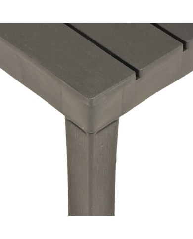 Salon de jardin 5 pcs Plastique Anthracite 