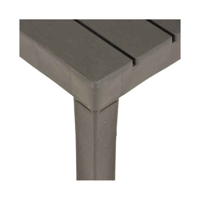 Salon de jardin 5 pcs Plastique Anthracite 