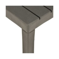 Salon de jardin 5 pcs Plastique Anthracite 