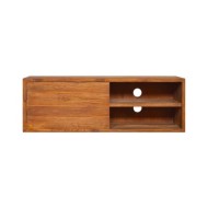 Meuble TV mural 180x30x30 cm Bois de teck massif