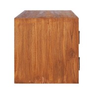 Meuble TV mural 180x30x30 cm Bois de teck massif