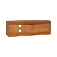 Meuble TV mural 180x30x30 cm Bois de teck massif