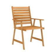 Mobilier de salle à manger de jardin 7 pcs Bois d'acacia solide