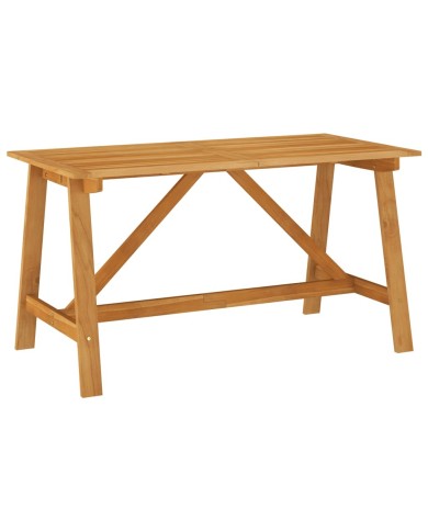 Mobilier de salle à manger de jardin 7 pcs Bois d'acacia solide