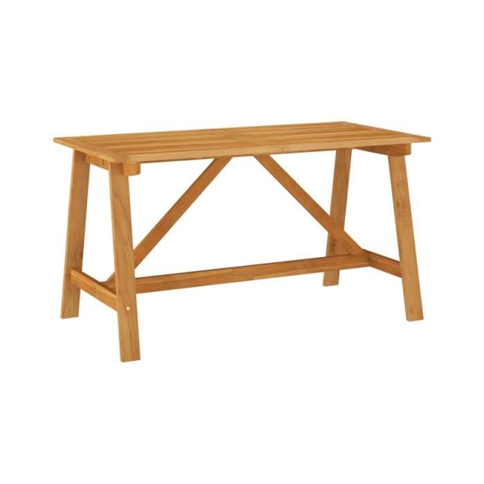 Mobilier de salle à manger de jardin 7 pcs Bois d'acacia solide