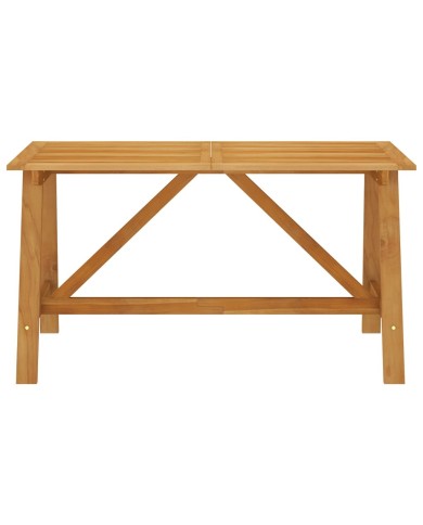 Mobilier de salle à manger de jardin 7 pcs Bois d'acacia solide