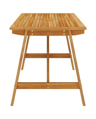 Mobilier de salle à manger de jardin 7 pcs Bois d'acacia solide