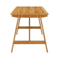 Mobilier de salle à manger de jardin 7 pcs Bois d'acacia solide