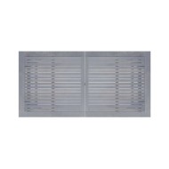 Mobilier à dîner de jardin 7 pcs Gris Bois d'acacia massif