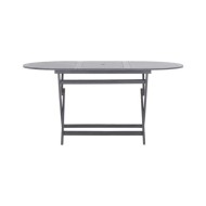 Mobilier à dîner de jardin 9 pcs Bois d'acacia massif Gris