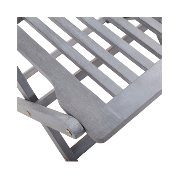 Mobilier à dîner de jardin 9 pcs Bois d'acacia massif Gris